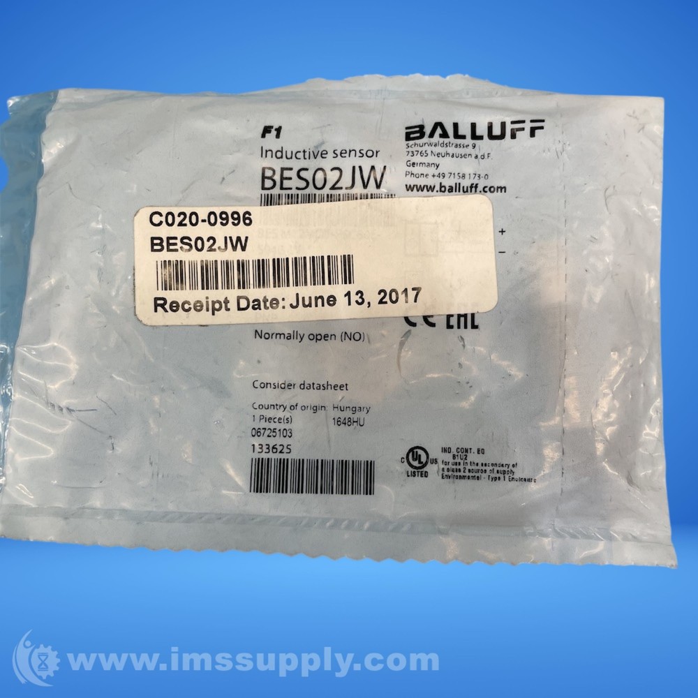 Balluff BES02JW Inductive Sensor FNIP