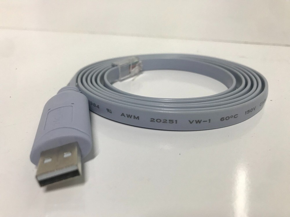 New USB Moyina Console Cable 6ft MAC, Linux (Blue)