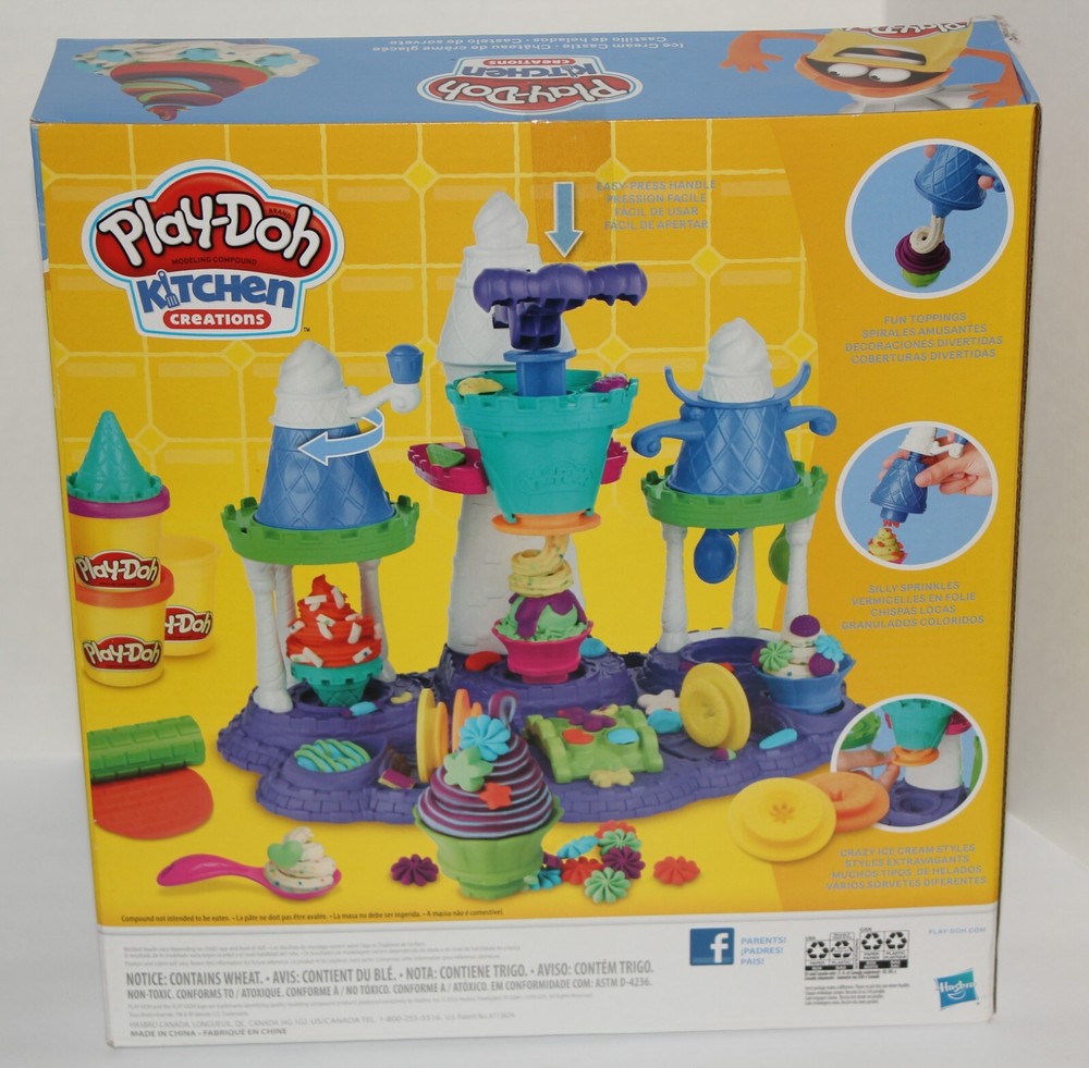 Play-Doh Kitchen Creations Ice Cream Castle - Complete except for 'Doh'