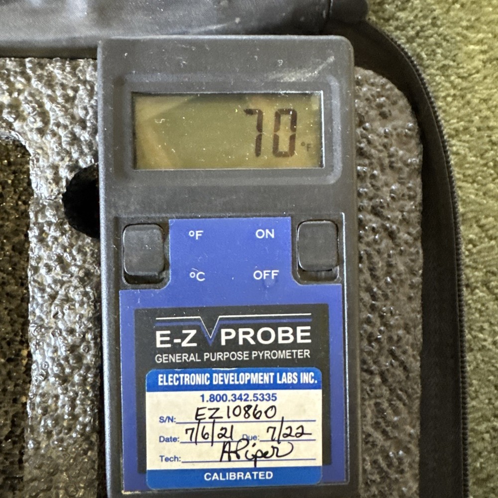 EDL E-Z Probe Digital Pyrometer Thermocouple Type K