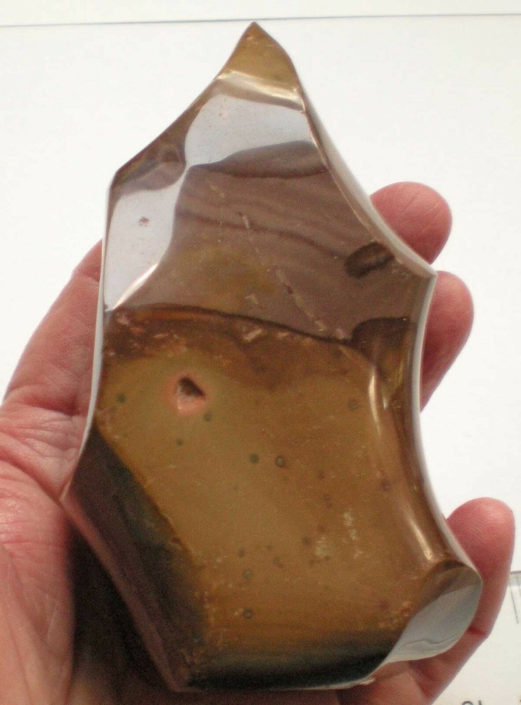 Polychrome Jasper Standing Stone Flame - Madagascar sc961