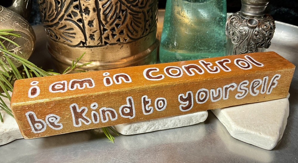 Henna Silver Handmade Painted Gift - Anam Cara Inspirational Message