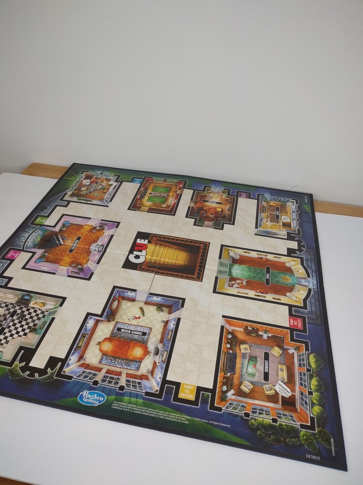 2015 Hasboro Clue Game - Replacement Parts - Board Game