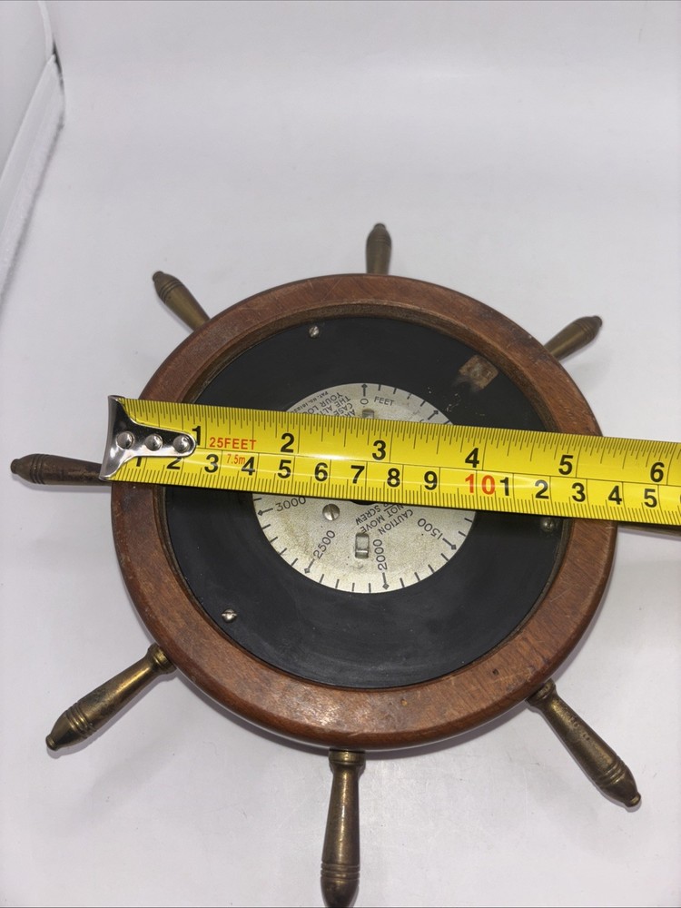 Vintage Gischard Weather Guide Barometer