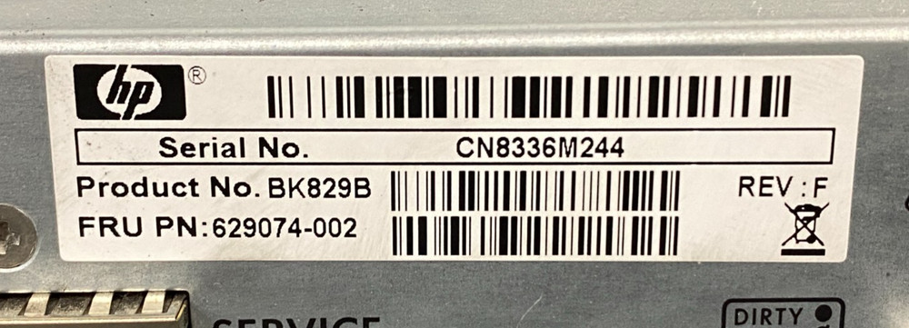 HP BK829B Disk Array System Controller B 629074-002 (Unit Only)