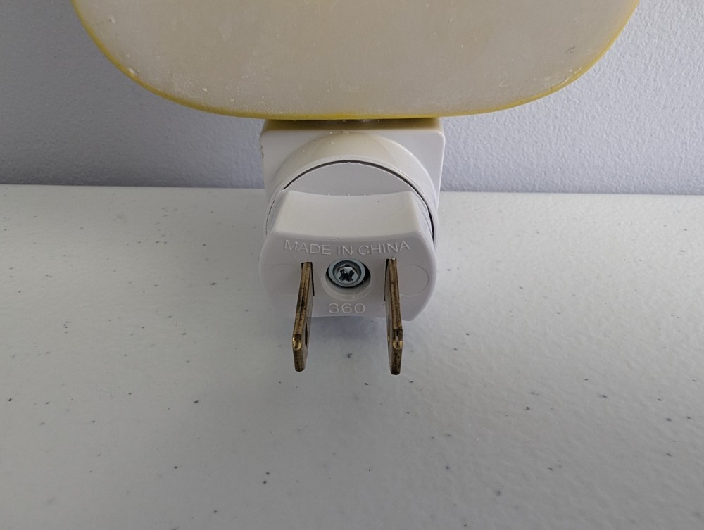 Halloween Candy Corn Nightlight Spooky Plug-In Decor Unique 3D Printed Plastic