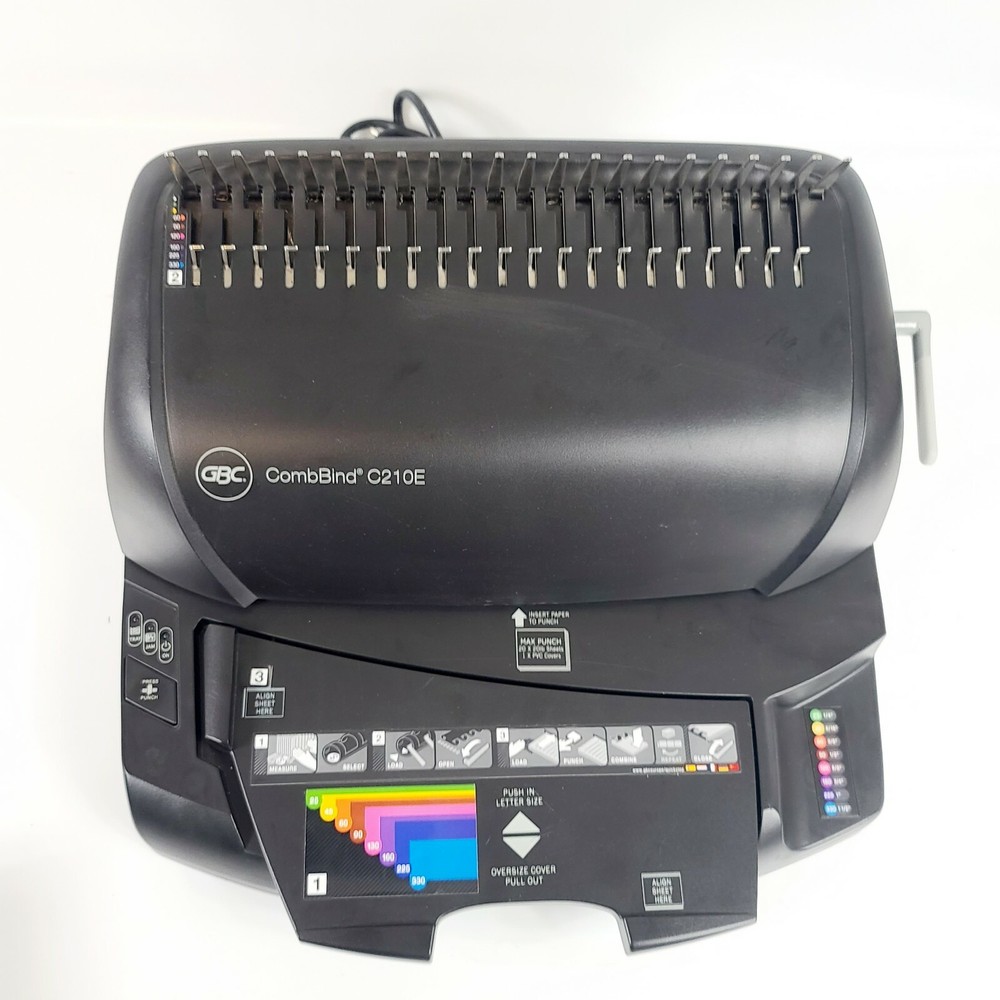 GBC CombBind C210E Guide Right Electric Binder