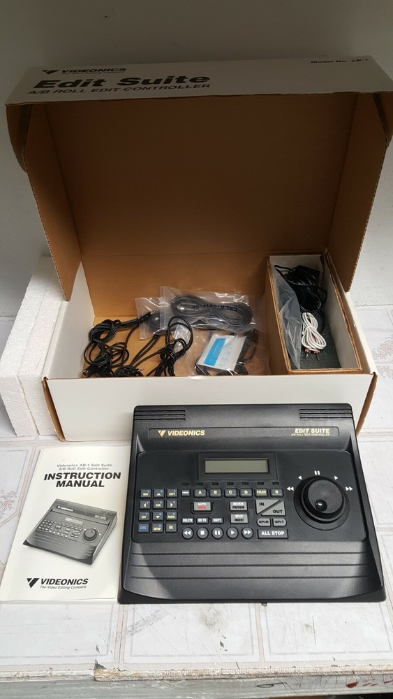 Videonics AB-1 Edit Suite A/B Roll Edit Controller Video Editor In Box USED
