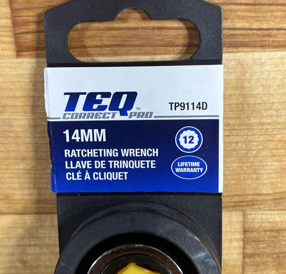 TEQ Correct Pro TP9111 - 14mm Ratcheting Wrench