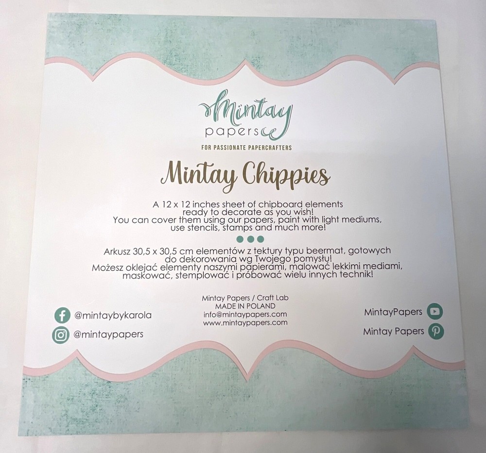 Mintay Chippies Chipboard Decor Elements Easter Set MT-CHIP2-D45