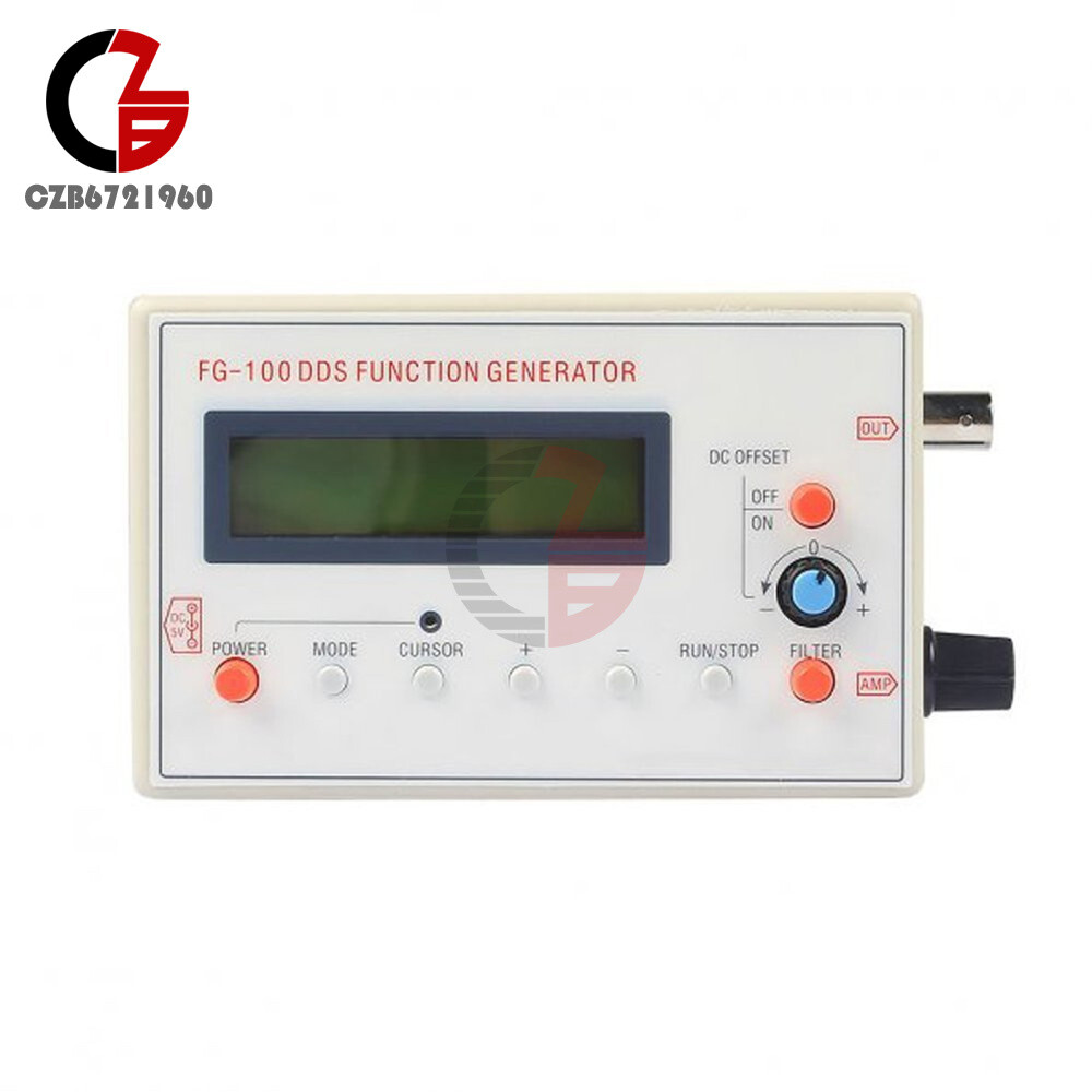 DDS Function Signal Generator Sine Triangle Square Wave Frequency 1HZ-500KHz Kit
