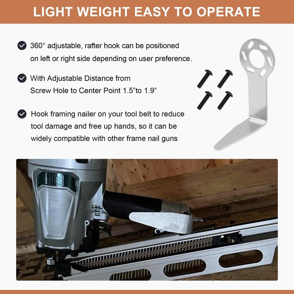 889661M Rafter Hook Replace for Metabo HPT Tool Hanger Fit for Hitachi, Light...