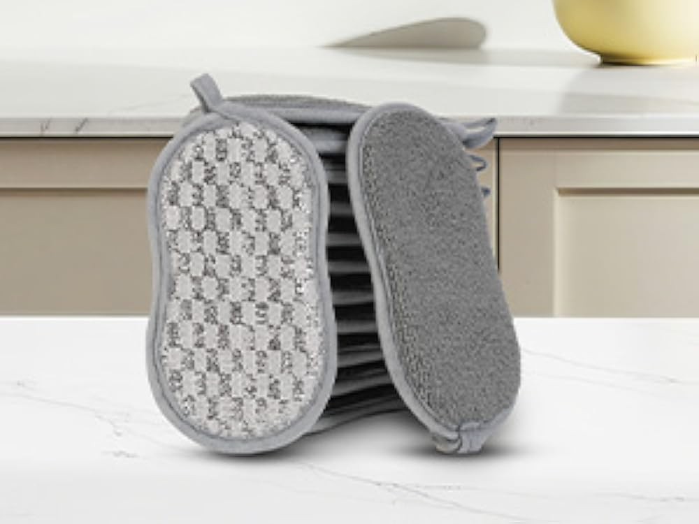 Multi-pose Scrub Spons Kitchen – Dish Spon, -Sided Non-Scratch