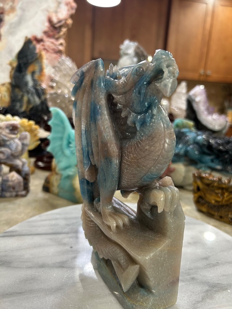 Trolleite fly Dragon carving