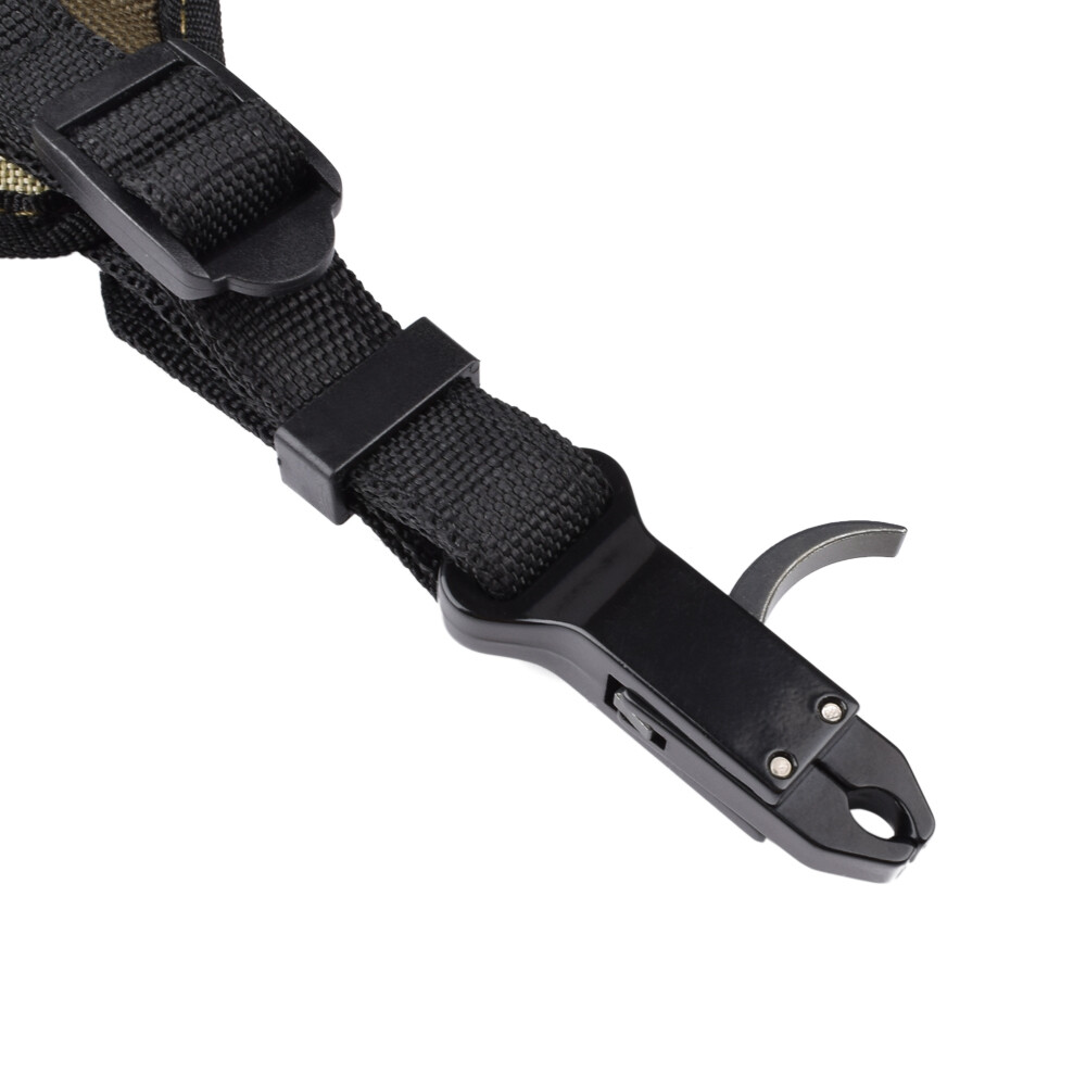 Archery Release Aids Strap Trigger Caliper Wrist Adjustable Compound Bow Hunting