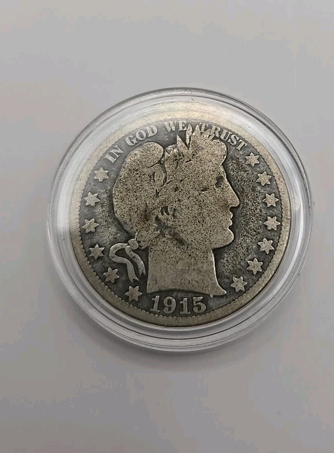 1915-S BARBER HALF DOLLAR ~ Nice Coin