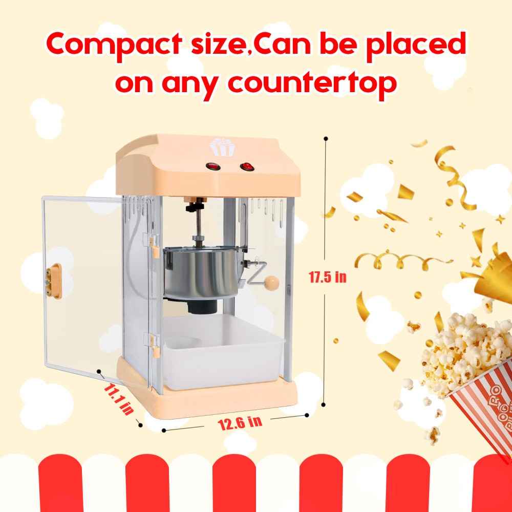 4oz Tabletop Popcorn Machine Popcorn Popper Machine Pop Corn Maker
