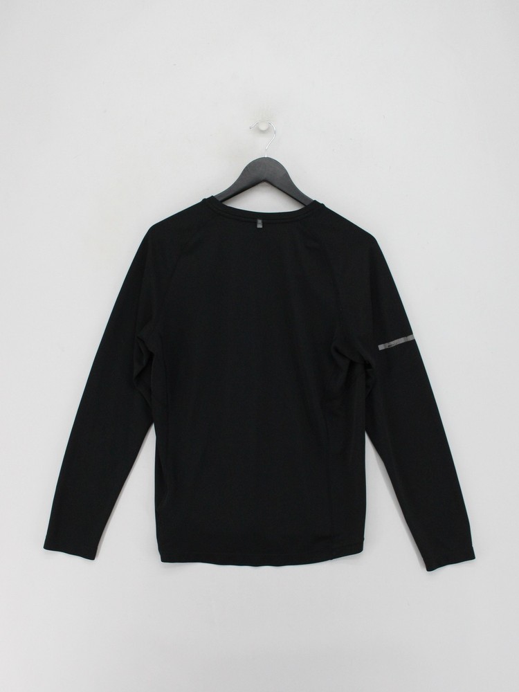 Nike Men's T-Shirt M Black 100% Polyester Round Neck Basic