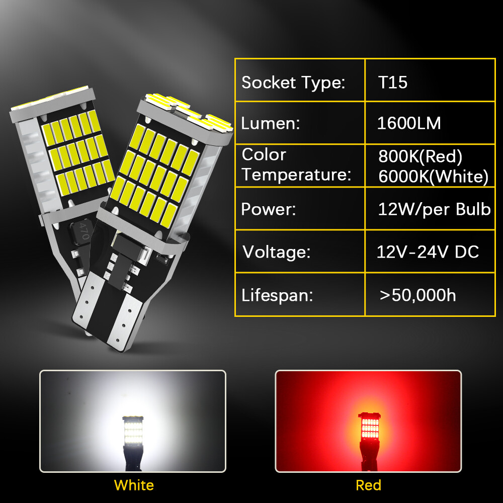 LED Backup Reverse + Cargo Area Light 921 Combo for RAM 1500 2500 3500 2011-2017