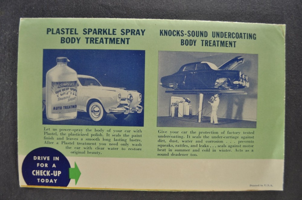 1950 Studebaker Accessories Mailer Brochure Commander Champion Excellent Orig 50