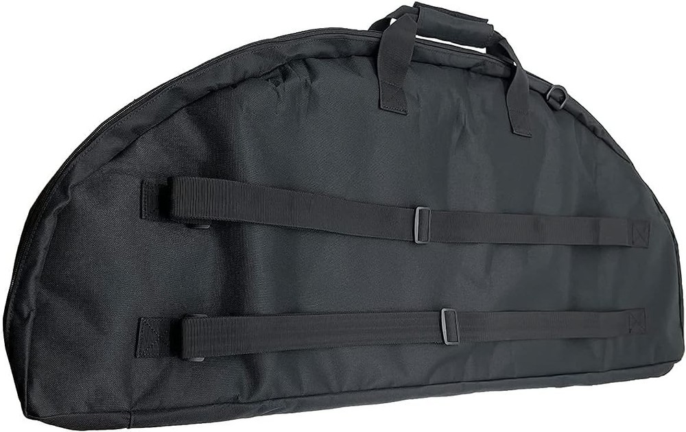 Durable Compound Bow Carrying Case - Padded & Zipper Access with Arrow Storage
