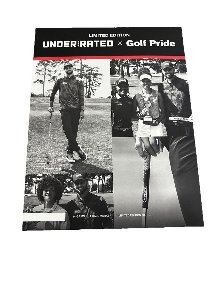 New Golf Pride Limited Edition Underrated Steph Curry Midsize golf grip set (14)