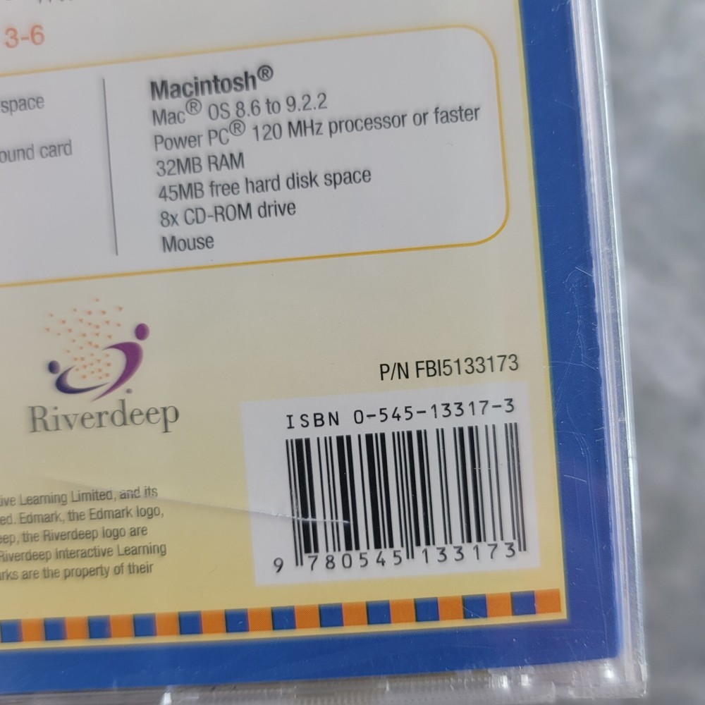 Mind Twister Math Grades 3-6 2008 Scholastics Edmark Riverdeep CD-Rom