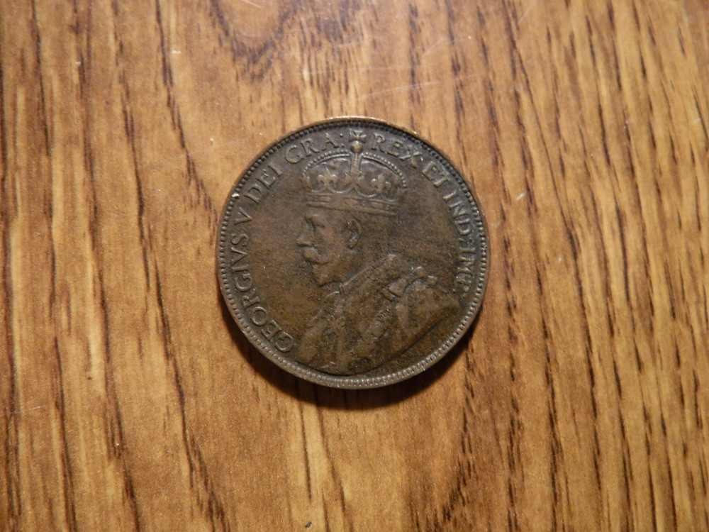 CANADA 1919 LARGE CENT COIN (911)
