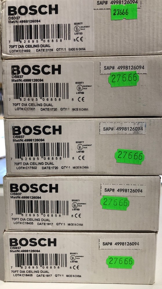 Bosch DS937 Ceiling Mount Motion Detector - White