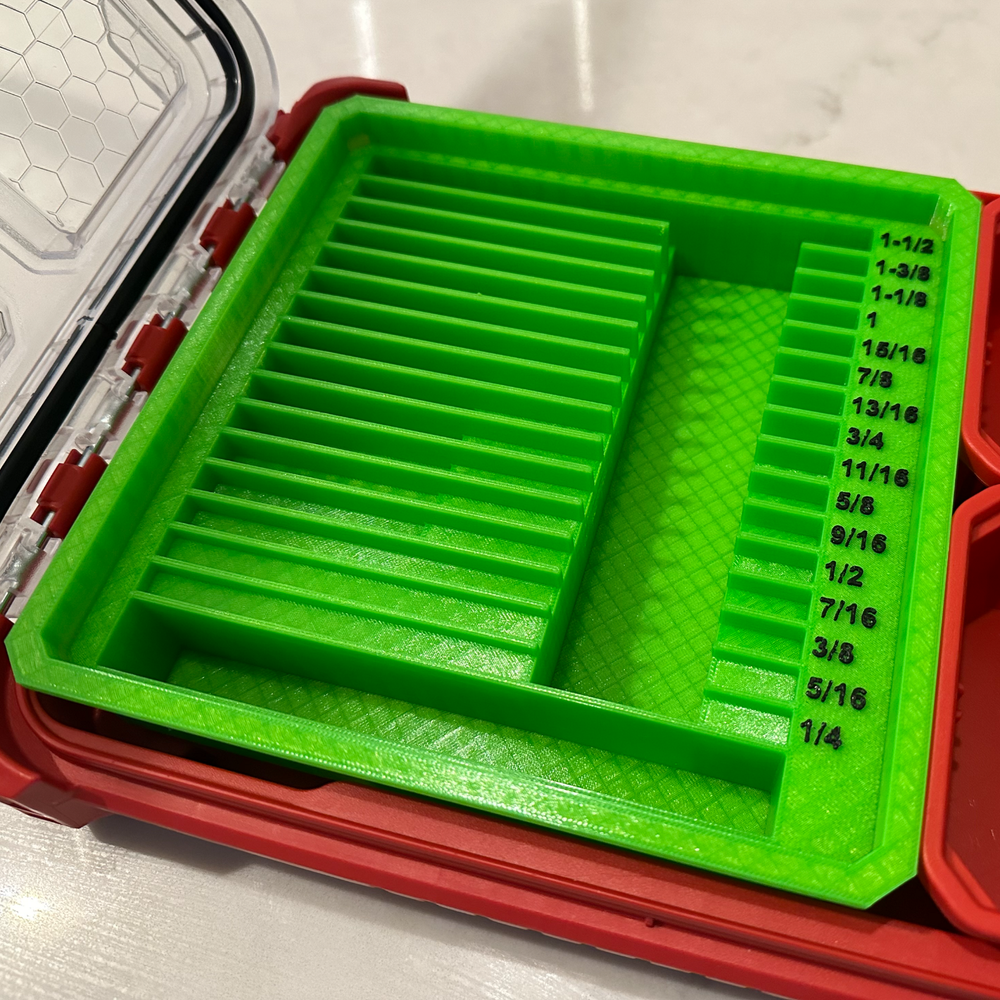 Bosch Daredevil Spade Drill Bit holder insert for Milwaukee PACKOUT Low Profile