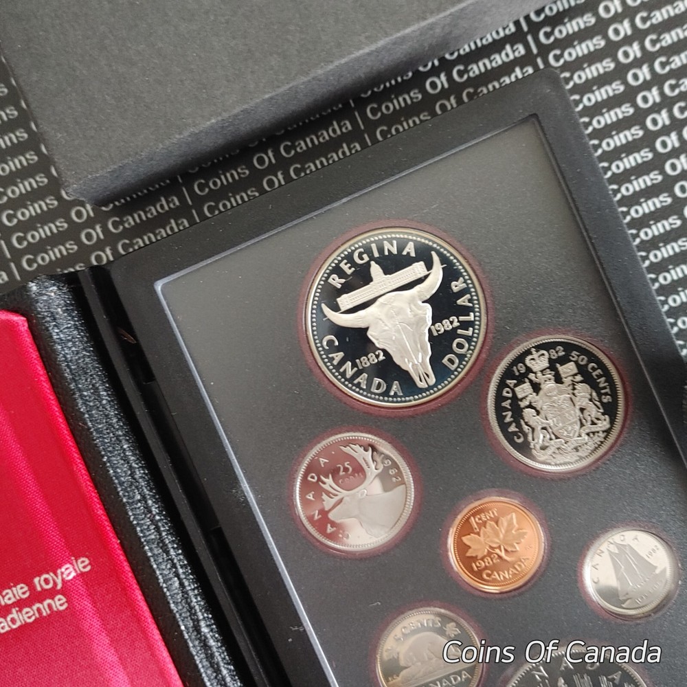 1982 Canada 7 Coin Proof Set - With Special Edition Silver Dollar #coinsofcanada