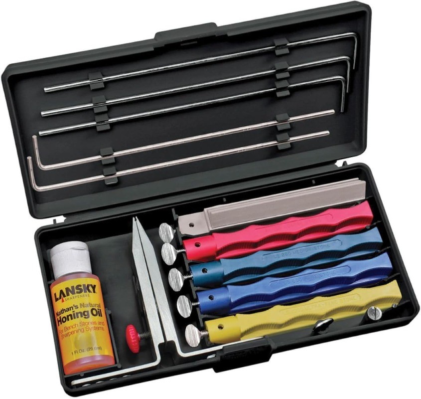 Professional Sharpening System with Coarse, Medium, Ultra Fine,