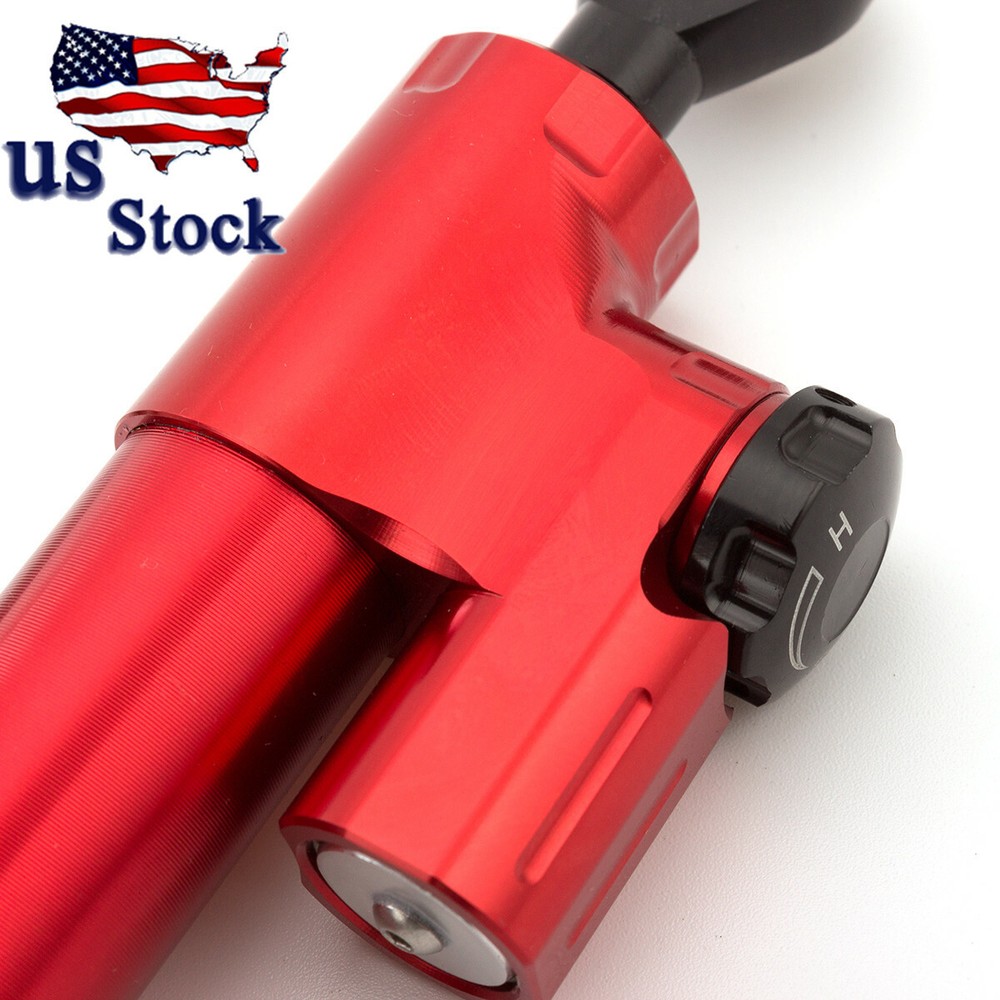 CNC Red Steering Damper Motorcycle Stabilizer Linear Reversed Safety Control