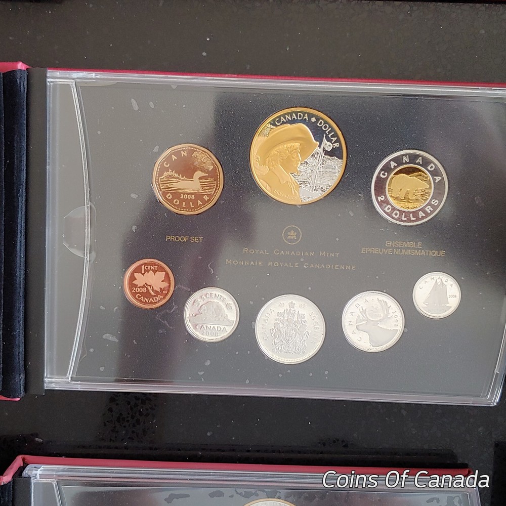 Collection - 7 Canada Silver Proof Sets Every Year From 2006-2012 #coinsofcanada