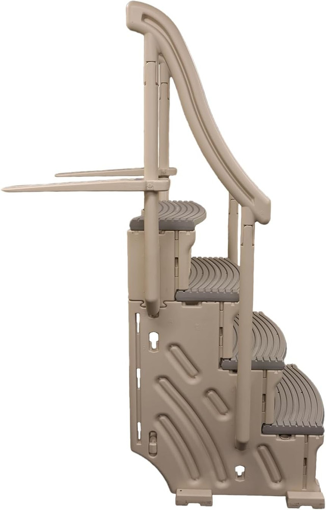Curve CCX-AG Drop in above Ground Pool Step with Grey Treads - Base Step