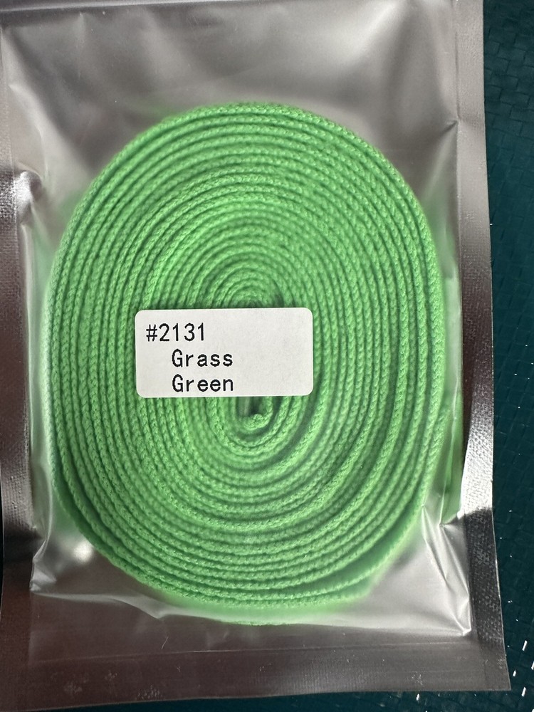 Grass Green Shoelaces.  47” Long.