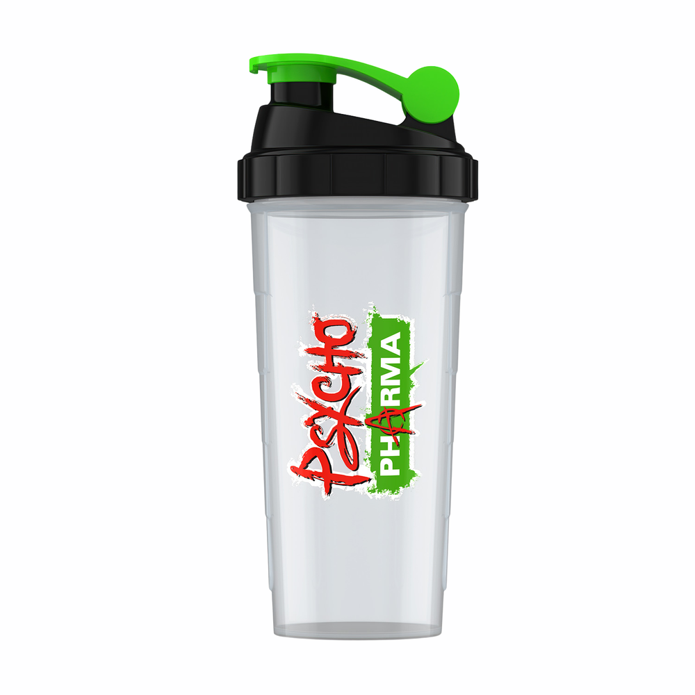 Psycho Pharma Shaker Bottle, NEW with 2 Free Samples!