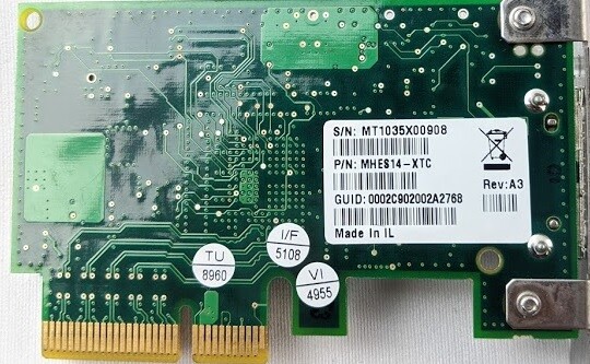 Mellanox MHES14-XTC HCA Card