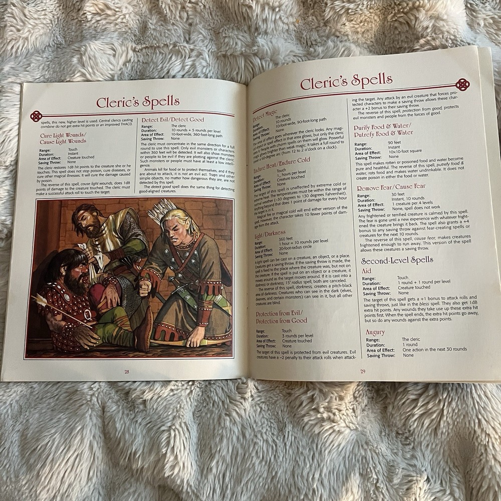 Introduction To Advanced Dungeons & Dragons Master Guide & Players Handbook 1995