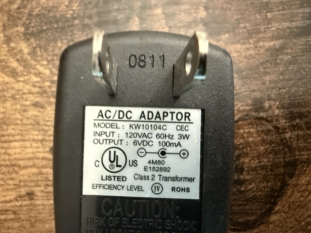 Power Inserted 6V 100mA