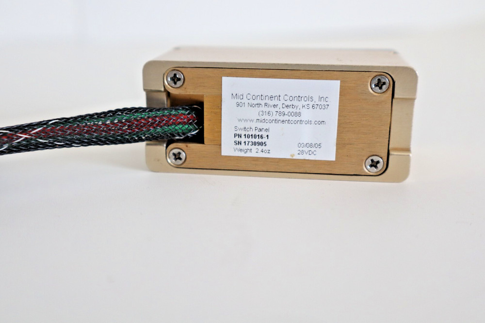 Mid-Continent Controls 101016-1 Switch Panel (28 VDC)