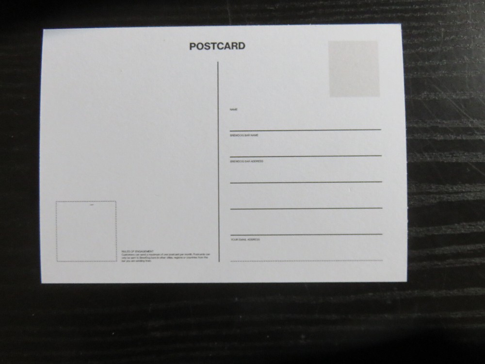 Brewdog Amsterdam Centraal Postcard