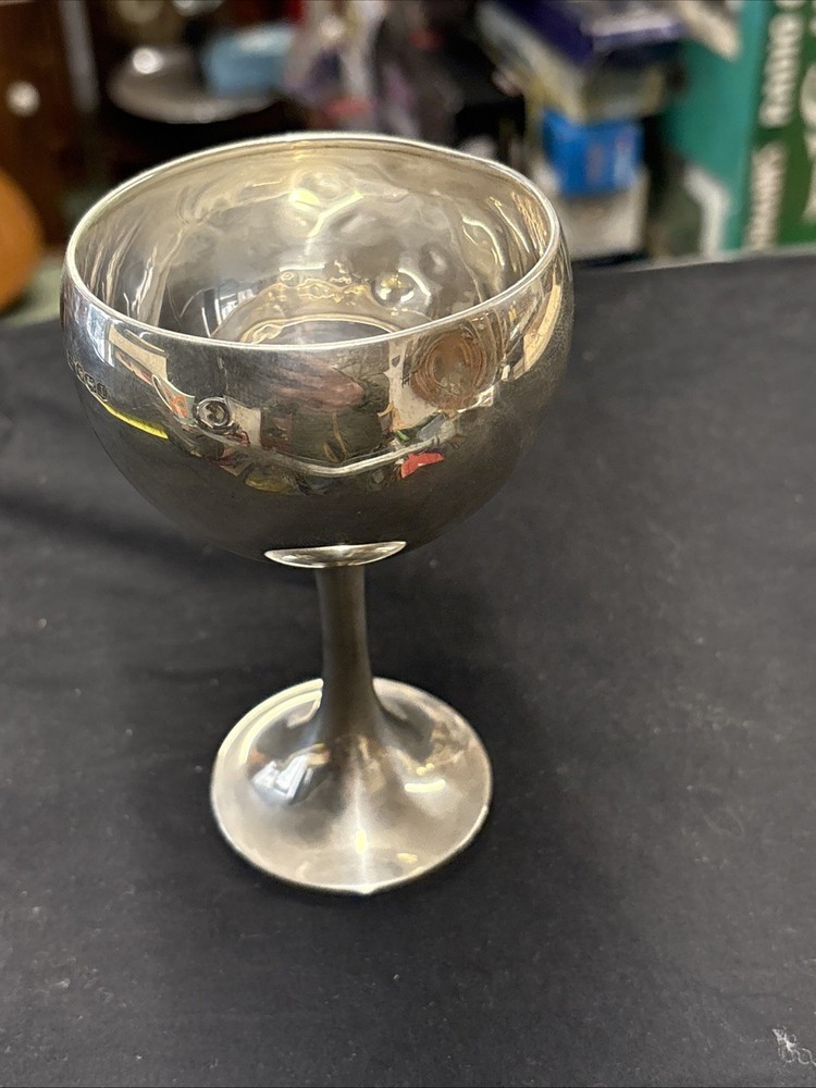Antique Solid Silver Goblet Sheffield 1926 JDWD 76g 13cm Hight