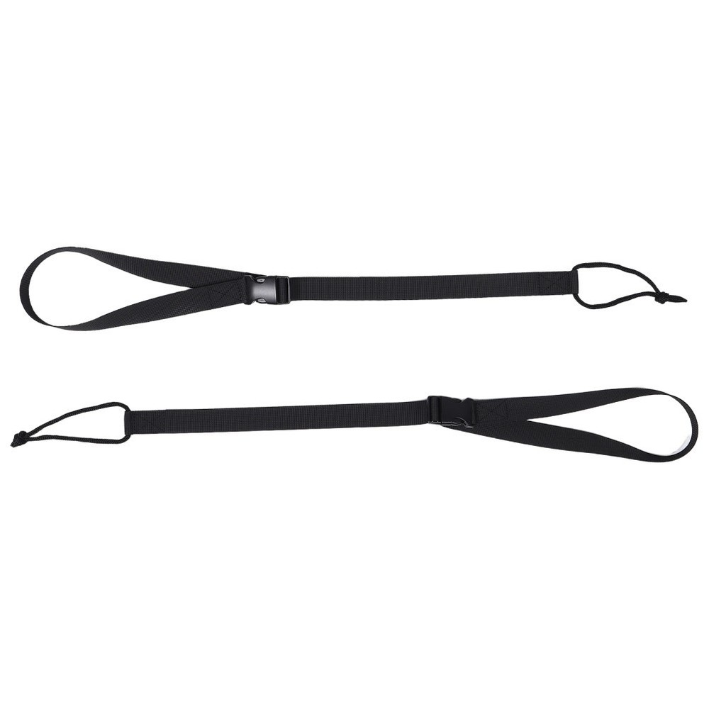 2 Pcs Snowboard Leash Binding Straps Adjustable Replacement Parts for