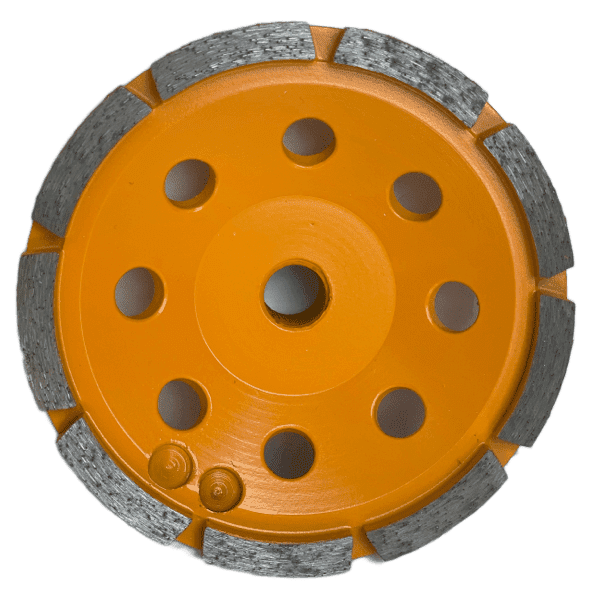 4.5" Premium Single Row Cup Wheel, 5/8"-11 threaded Arbor