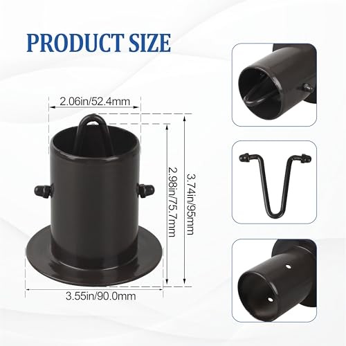 Rain Chain Gutter Adapter,for Rain Chain Installation,Replacement 2PCS