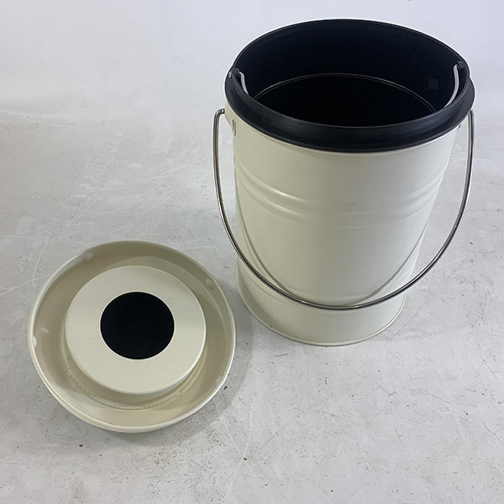 Kitchen Compost Bin Garbage Can with Carrying Handle 3L Composting Container