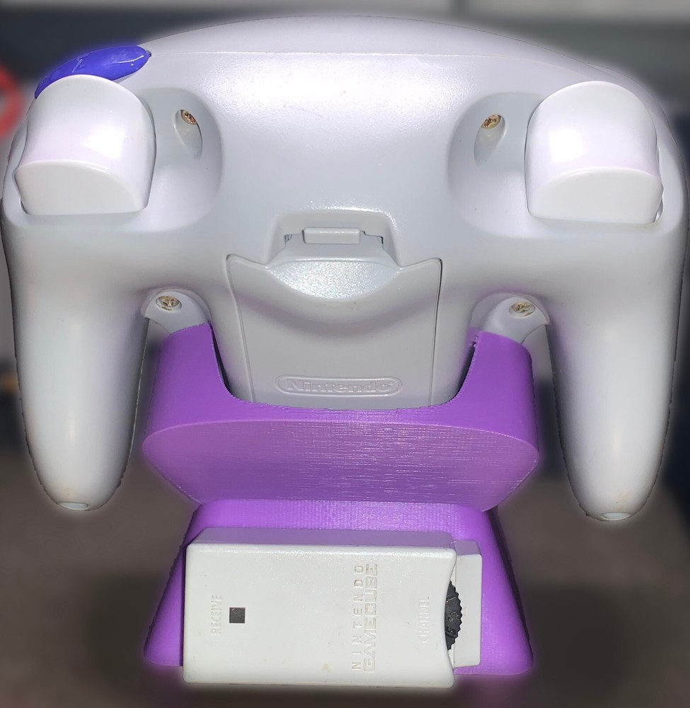 Nintendo GameCube Wavebird Controller Stand with Engraved Logo Tons of Colors