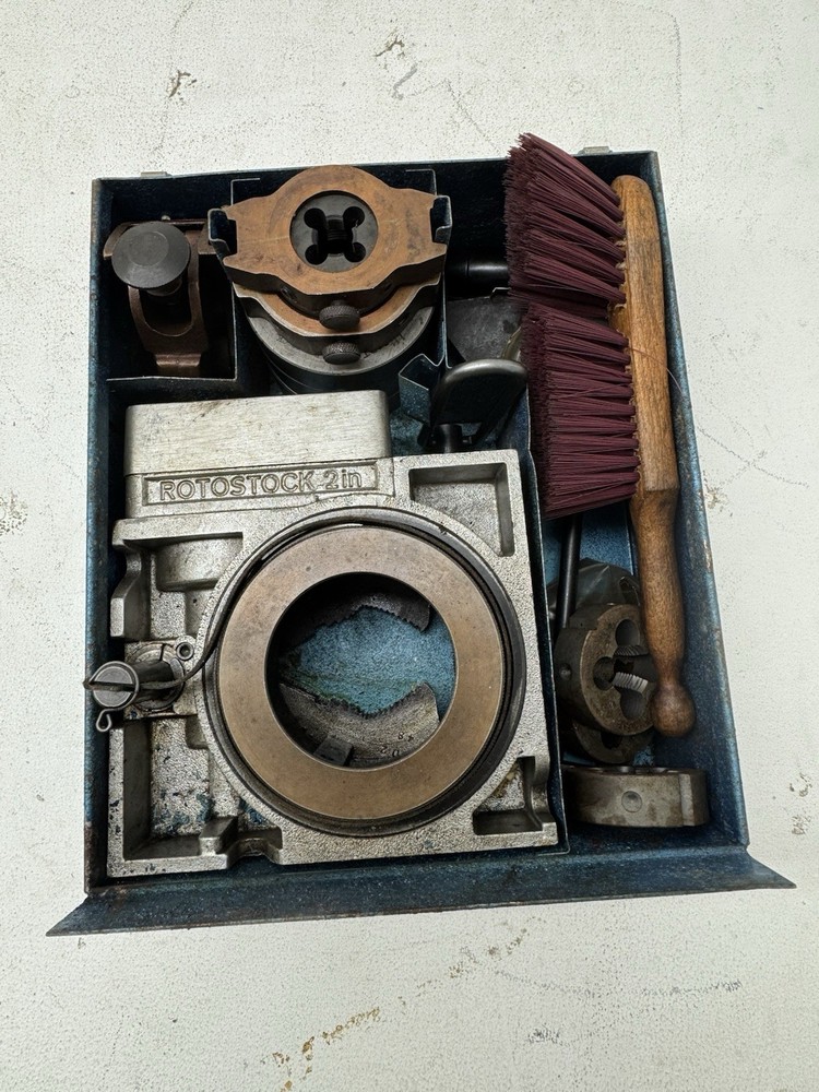 Rotostock pipe threader 2in kit