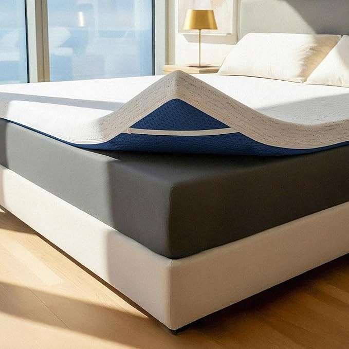 ViscoSoft 3 Inch Memory Foam Mattress Topper Queen - Select High Density